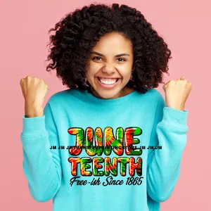 1865 Juneteenth Flower African American Messy Woman Designs DIY Dream But Stay Woke DTF Transfer Stickers para camisetas Bolsas - Product Image 5