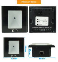 Lector de Códigos QR Inteligente con Red TCP IP RJ45, Interfaz HTTP Modbus USB TTL RS232, Escáner de Códigos QR Integrado RFID NFC 13.56Mhz IC