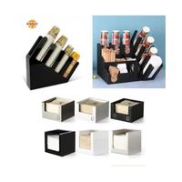 SUNMAX Distributeur de tasses à café et porte-couvercle avec poches à paille et condiments Caddy de bar en plastique