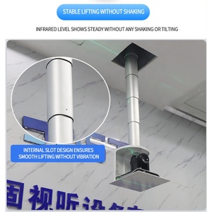 JGST CE Qualified Universal 15KG Aluminum Alloy Multimedia Video Hidden <strong>Ceiling</strong> Telescopic Drop <strong>Projector</strong> Lift Camera <strong>Mount</strong> - Product Image 6