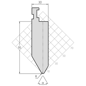 Punzone e Matrice per Pressa Piegatrice OIVACO, Utensili Resistenti all'Usura per Macchine <span class=keywords><strong>Piegatrici</strong></span> Amada <span class=keywords><strong>Trumpf</strong></span> Bystronic - Product Image 6