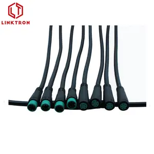 M8 Round Connectors Industrial Cables Cordsets 3Pin 4Pin 5Pin 6Pin 8Pin 3 4 5 6 8 Pin Extension Cable