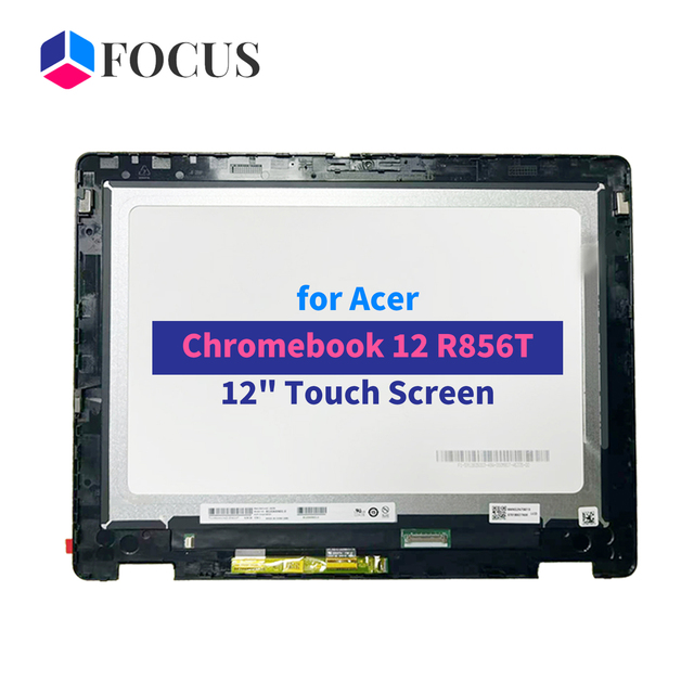 6M.KE4N7.001 Replacement Laptop LCD Touch Screen Digitizer Assembly for Acer Chromebook 12 R856T with Bezel 30pin