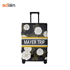 <span class=keywords><strong>Valise</strong></span> PC MAYERTRIP à motif floral graffiti, rose, <span class=keywords><strong>lys</strong></span>, camélia, peinte à la main, bagage de voyage personnalisé, <span class=keywords><strong>valise</strong></span> à roulettes personnalisée, bagage à main - Product Image 3