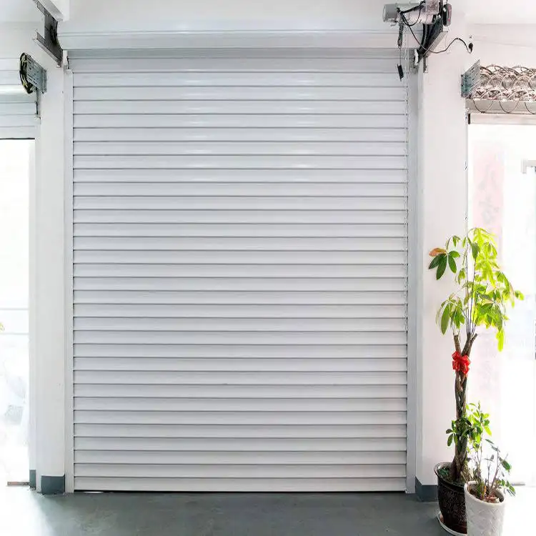 Steel Roller Shutter Durable Vertical Roll Down Hurricane Shutters sectional Garage Doors for homes