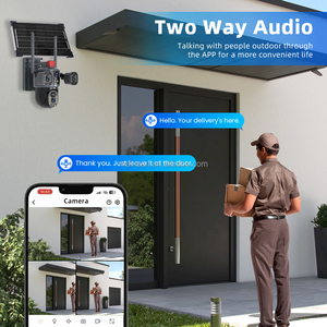 New eseecloud 8MP 4G 2 ống kính năng lượng mặt trời bảng điều khiển điện giám sát không dây PTZ camera 4K ngoài trời an ninh năng lượng mặt trời cctv camera 4G Sim Thẻ - Product Image 4