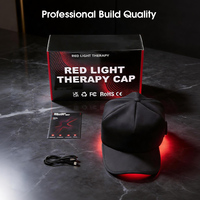 Gorro de Terapia LED Rojo Inalámbrico 2026 con 72 LED, Portátil para la Cabeza, Recargable, 3 Modos de Pulso, Certificado CE