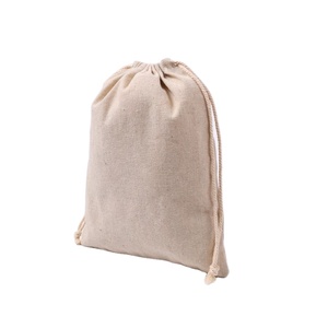Sac à cordon personnalisé en coton et lin recyclable, emballage cadeau pour bijoux, rangement doux et réutilisable pour chaussettes et chaussures, marque NIEN - Product Image 2