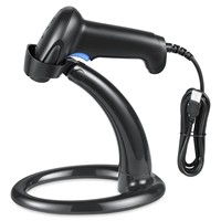 Lector de Códigos de Barras 2D CCD SPRT, Mini Escáner de Mano con Interfaz USB, Módulo de Escaneo de Códigos de Barras, Negro, 300 Lecturas/s, Industria Logística, Control de Inventario