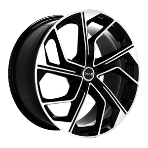 CERCHI in LEGA AC-522 9x20 5x112 ET 20 <b>BLACK</b> <b>POLISHED</b> - Product Image 1
