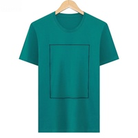 Camiseta de Hombre 2026, Nueva, Casual, para Negocios, Estampada, Transpirable, de Algodón Puro, Suave al Tacto, de Manga Corta y Gruesa
