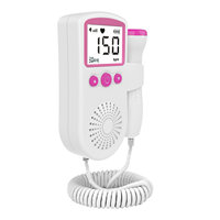 Doppler fœtal YULIN, moniteur de rythme cardiaque portable pour bébé, pour utilisation à domicile pendant la grossesse, sonde avec écran LCD numérique, détecteur de fréquence cardiaque fœtale