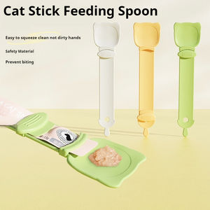 Mangiatoia per gatti, cucchiaio per strizzare le strisce per gatti, dispenser snack per snack liquidi per gatti, cucchiaio per l'alimentazione di cibo per gatti facile da appendere - Product Image 2