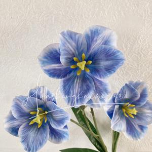 YJX Artificial Tulip Single Branch High Simulation <b>Wedding</b> Home Decor <b>Props</b> - Product Image 3