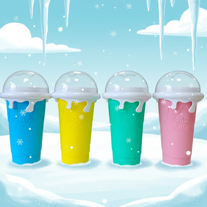 Vaso para Hacer Granizados Ecológico FROZEN MAGIC con Tapas para Hacer Granizados de Jugo Congelado <span class=keywords><strong>en</strong></span> <span class=keywords><strong>Casa</strong></span>, Opción de Logotipo Personalizado - Product Image 3