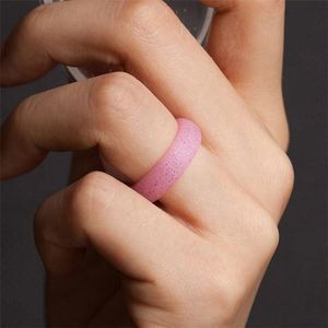 Anillo de Silicona Masónico Dorado Personalizado, Pequeño, Encantador y Popular, para Compromiso o Boda, Anillo Deportivo - Product Image 4