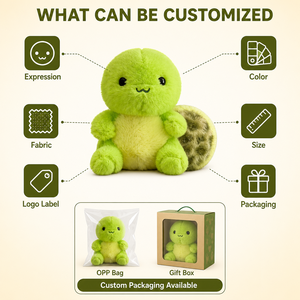 Tortue en peluche à carapace marbrée, <span class=keywords><strong>jouet</strong></span> en peluche vert doux, tortue marine, cadeau - Product Image 2
