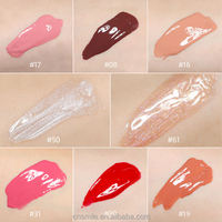 Meilleures ventes en gros, gloss à lèvres brillant imperméable personnalisé avec logo, 16 couleurs, brillant, haute qualité, gloss à lèvres végétalien