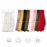 Culottes de bikini taille basse en satin et dentelle pour femme, motif floral, avec nœud, fines bandes élastiques doubles sur les côtés, 80 % nylon, 20 % élasthanne, 8 couleurs