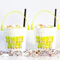 Seau à cocktail en plastique PP de 32 oz, écologique, style américain classique, avec poignée, logo personnalisé, Ningbo Party