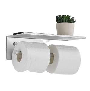 Luxury Stainless Steel Bathroom <b>Hardware</b> <b>Set</b> 7-Piece Towel Bar Corrosion Prevention Wall-Mounted Modern Minimalist Hotel <b>Bath</b> - Product Image 2