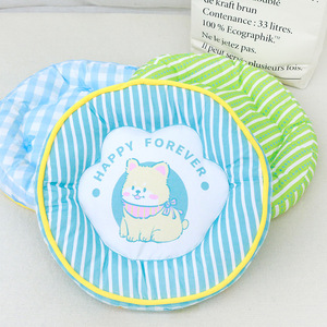 เสื่อผ้าสำหรับสัตว์เลี้ยงลายการ์ตูนน่ารักทันสมัยสำหรับสุนัขและแมว รูปทรงกลม สำหรับฤดูร้อน เหมาะสำหรับการนอนหลับอย่างสบาย - Product Image 3