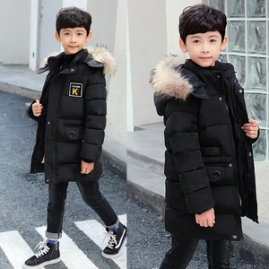 <span class=keywords><strong>Manteau</strong></span> d'Hiver <span class=keywords><strong>Chaud</strong></span> à Capuche pour Garçons, Veste en Coton Mi-Longue pour Enfants et Adolescents, Blouson d'Extérieur pour 6-8 Ans, 10-12 Ans, 13-14 Ans - Product Image 3