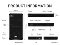 Offre Spéciale Projecteur Mini LED CYDLP300 854p Portable Extérieur Sans Fil Android Prêt pour la 3D Courte Portée 250 Lumens Garantie 1 An