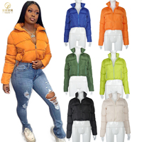 Offre Spéciale 2022 hiver mode femmes manteaux culture fermeture éclair Bomber doudoune bulle vers le bas manteau vêtements d'hiver pour les femmes