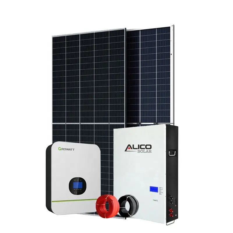 2023 Alicosolar 3000Watt on grid solar Energy Power Panel System with 480watt Solar Panel