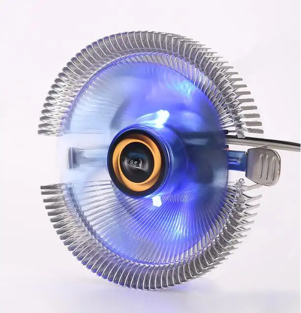 Blue ray cpu ventilador do computador radiador, adequado para multi-plataforma/amd intel baixa potência radiador cpu