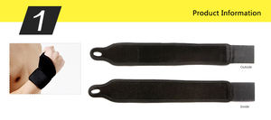 Poignets et attelles Offre Spéciale réglables de soutien de main droite/gauche et attelle pour le soulagement de la douleur et la protection sportive - Product Image 1