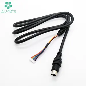 Пользовательские большие/мощность/Midi/мини Din 8Pin Male к Molex 9Pin кабель питания с USB-кабель с вилкой Mini Din 8-ми штифтовый кабель 9 Pin кабель