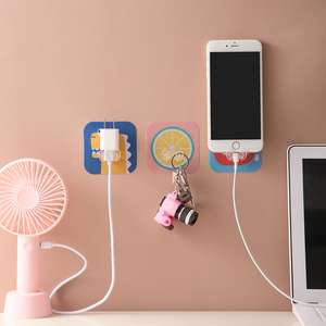 Gancho Adhesivo SY Sin Perforaciones, Organizador de Pared con Diseño de Animal de Dibujos Animados, Soporte Multifuncional para Cables y Enchufes - Product Image 4