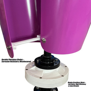 Générateur éolien vertical 800W avec contrôleur de charge MPPT 12V/24V/48V, petit système d'énergie éolienne - Product Image 5
