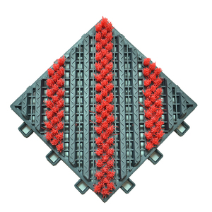 Alfombrilla de plástico para puerta de <span class=keywords><strong>suelo</strong></span>, cepillo antideslizante, alfombrilla hueca, <span class=keywords><strong>tres</strong></span> en uno, alfombrilla de azulejos modulares de tríada entrelazada - Product Image 1