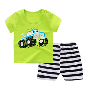 Robes d'été pour enfants, vente en gros, tenue décontractée, pour gros garçon et fille, ensemble deux pièces, bon marché, boutique chinois, 2020 - Product Image 4
