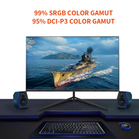 Moniteur de jeu professionnel 22 pouces 1920x1080 75Hz LED avec courbure 2800R et temps de réponse de 1 ms pour PC de bureau