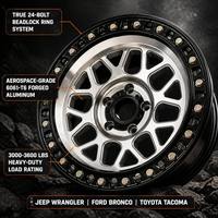 Nouvelles jantes tout-terrain forgées Beadlock 15-22 pouces 24 boulons 4x4 Jeep Wrangler pour Bronco pour Tacoma 5x127 6x139.7 20mm