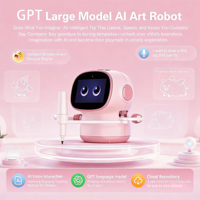 Robot de dessin artistique IA D09 à commande vocale, génération d'images, écran d'affichage, images illimitées, jouet robot STEM pour l'éducation précoce des enfants