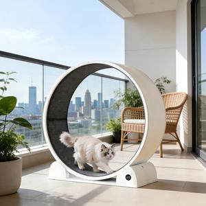 OEM CW08-111A Lussuoso Classico Automatico Tunnel per Gatti - Ruota per Esercizio in Plastica Rimovibile Anti-Pizzicamento per Attività di Arrampicata e Monitoraggio - Product Image 2
