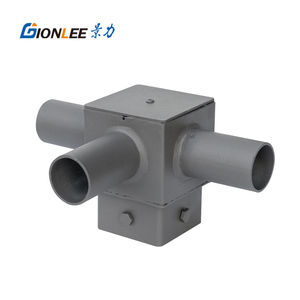 Vòng ánh sáng cực Top tenon Adapter với 120 ° cánh tay ngang cho 3 LED bãi đậu xe shoebox đồ đạc - Product Image 6