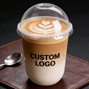 แก้วกาแฟพลาสติกแบบใช้แล้วทิ้ง ขนาด 500 มล. 360 มล. แบบพกพา สำหรับเครื่องดื่มเย็น เหมาะสำหรับร้านกาแฟ - Product Image 2