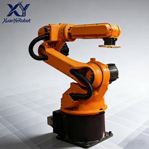 หุ่นยนต์เชื่อมอัตโนมัติ KUKA KR 8 R1440-2 พร้อมฮาร์ดแวร์ PLC Megmeet Artsen Plus และรางหุ่นยนต์ CNGBS - Product Image 1