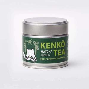 Maßgefertigte Runde Leere Geprägte Metall-Geschenkdose Verpackung Private Label 30g Matcha-Pulver Blechdose - Product Image 2