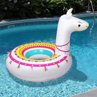 Anneau de natation gonflable alpaga Pinata, flotteurs de piscine, fournitures de jouets aquatiques