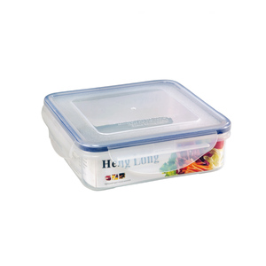 600ml Bpa Free Plastic Take Out Sandwich Toast <strong>Breakfast</strong> Food Storage <strong>Container</strong> with Airtight Lid Food Box - Product Image 4