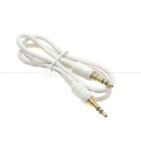 Cable de Extensión de Audio Estéreo de Alta Calidad, Chapado en Oro y Plata, PVC, Macho a Macho, 3.5mm TRS, 3 Polos, para Altavoces y Micrófonos
