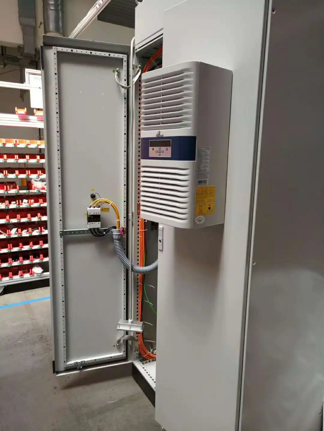 Factory direkte versorgung industrielle 500W Wall-montieren elektrische panel tür-montieren kühl einheit klimaanlage