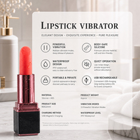 Mini vibromasseur portable rechargeable pour point G, jouet sexuel